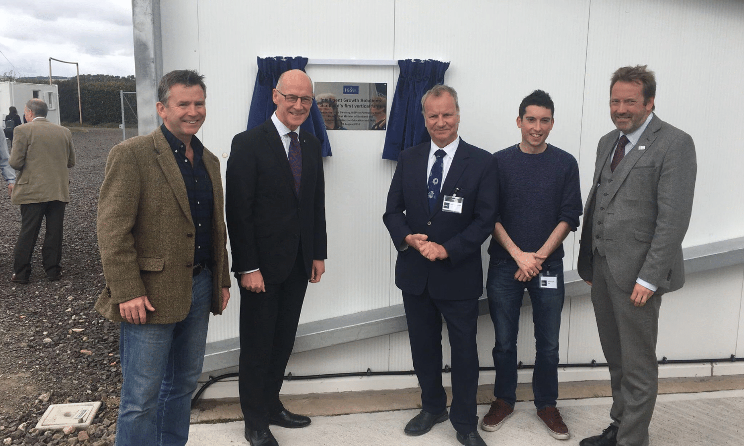 John opens Scotland’s first indoor vertical farm